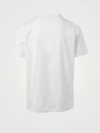Cotton T-Shirt With Logo Embroidery