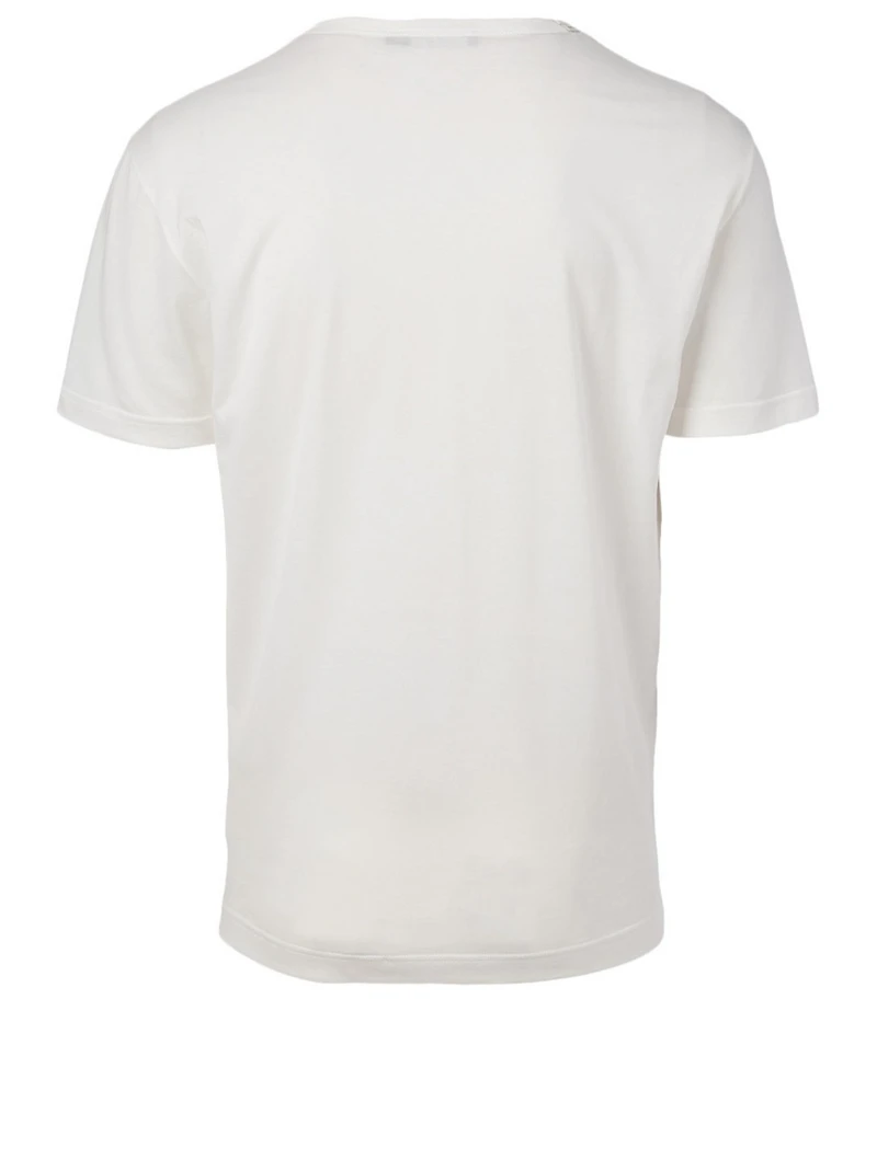 Cotton T-Shirt With Logo Crest