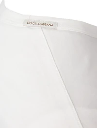 Cotton T-Shirt With Logo Crest