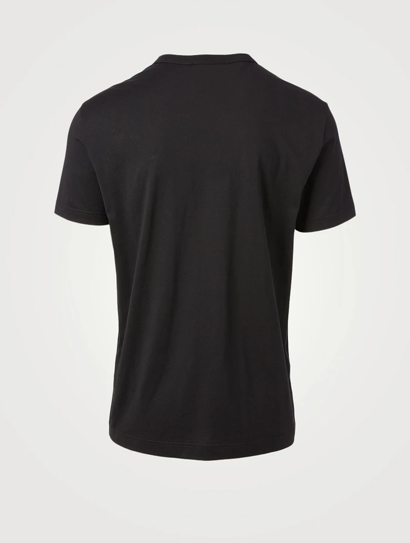 Cotton T-Shirt With Logo Patch