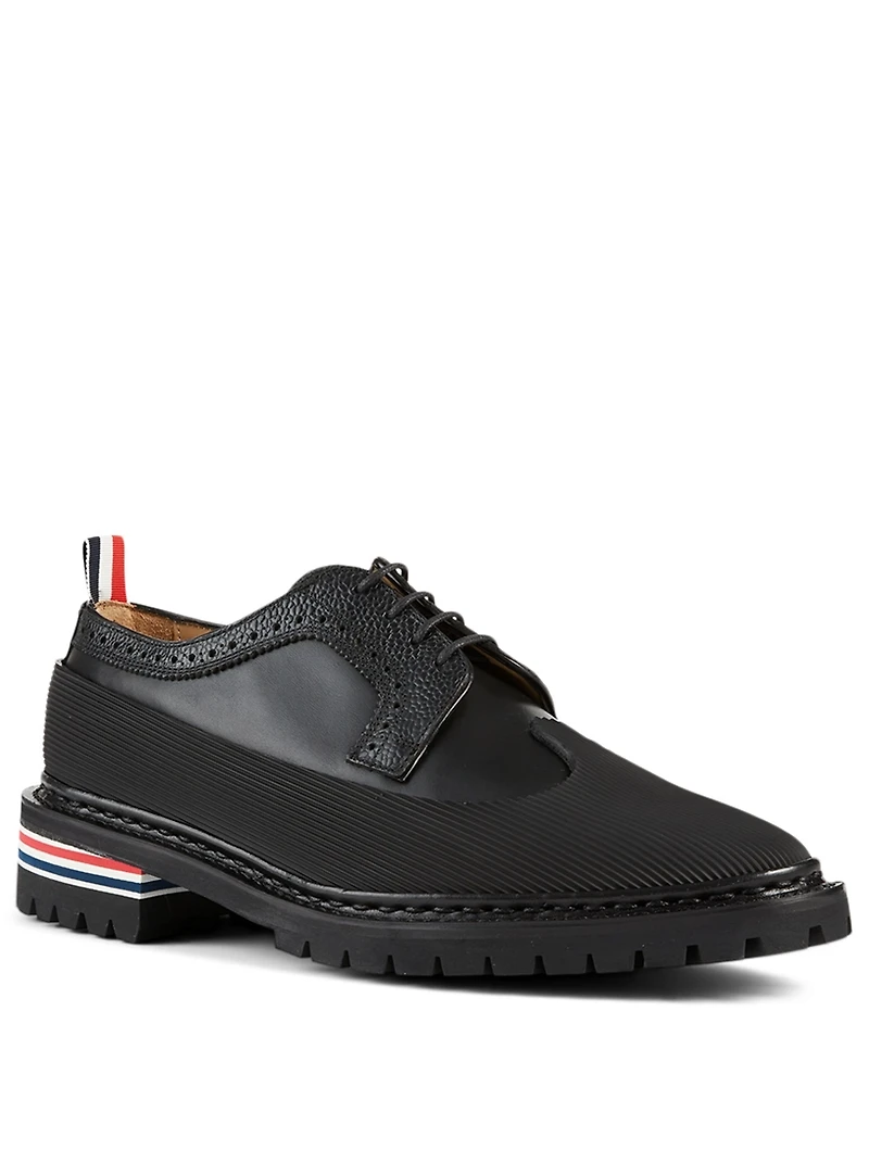 Leather Longwing Brogue Lace-Up Shoes