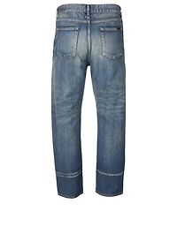 Straight-Leg High-Waisted Jeans