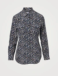 Slim Signature Silk Blouse