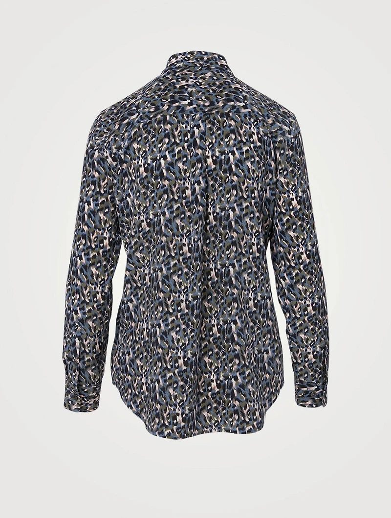 Slim Signature Silk Blouse