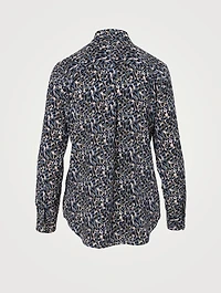 Slim Signature Silk Blouse