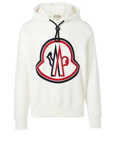 Cotton Hoodie With Embroidered Logo
