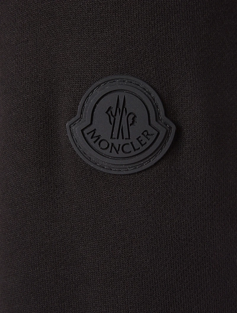 Zip Hoodie With Grosgrain Logo