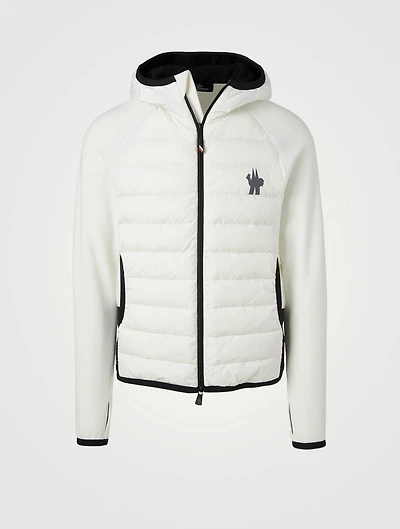 Quilted Zip Jacket With Hood