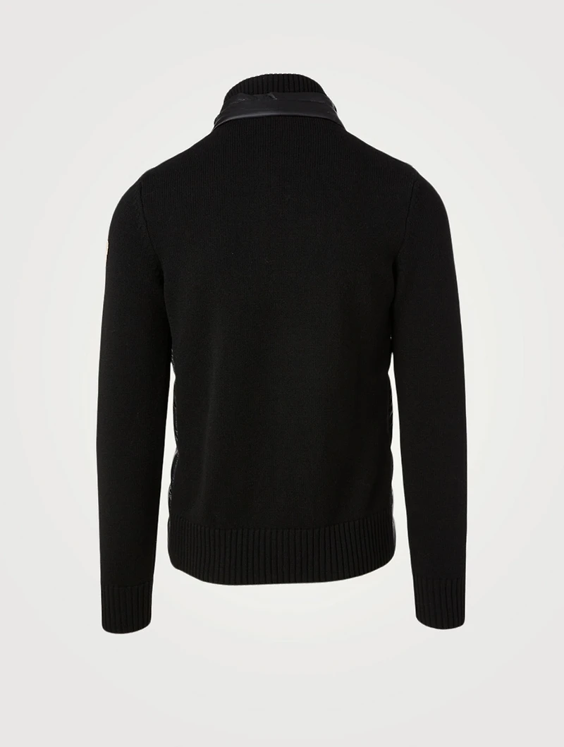 Wool-Blend Quilted Jacket