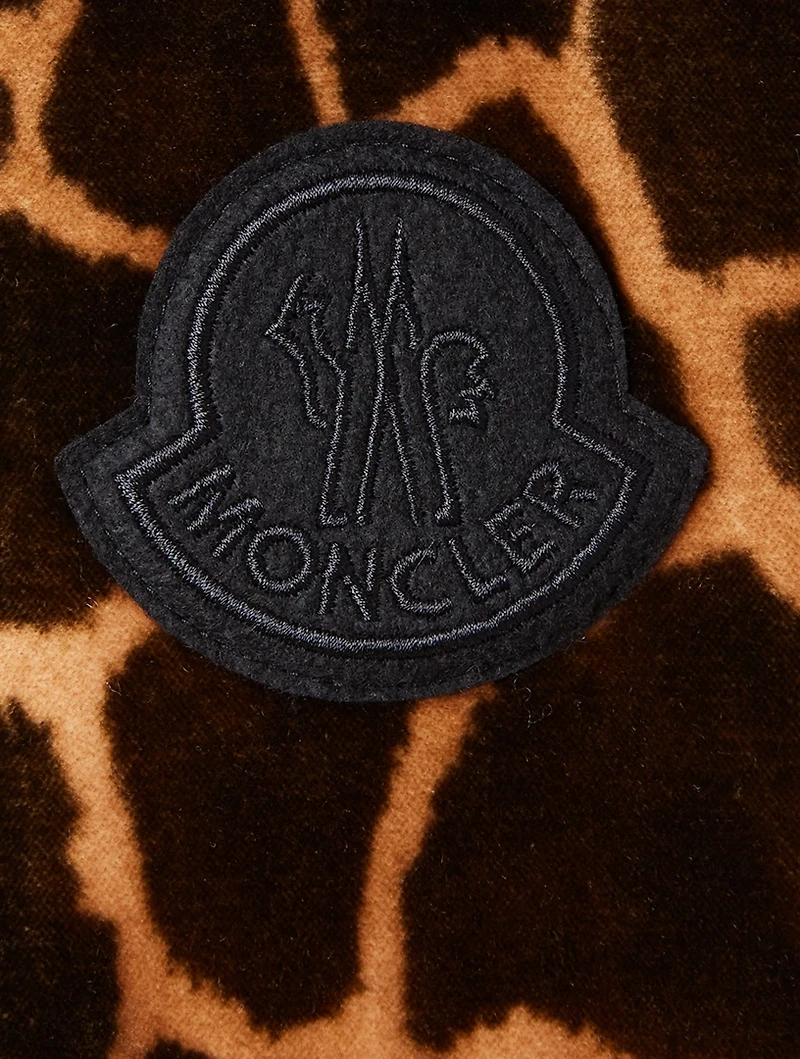 Kundogi Velvet Down Jacket Giraffe Print