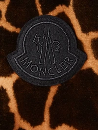 Kundogi Velvet Down Jacket Giraffe Print