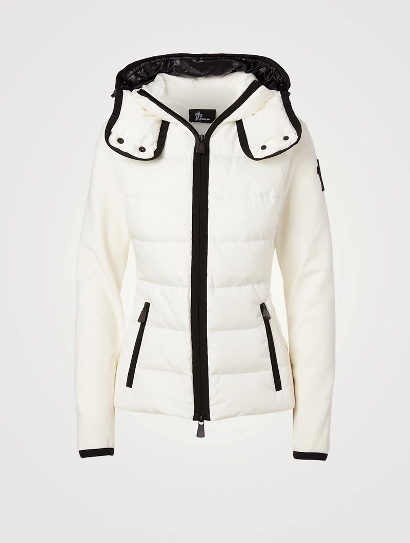 Down Zip Jacket With Hood