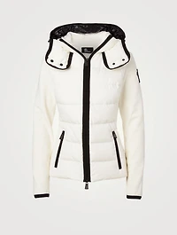 Down Zip Jacket With Hood