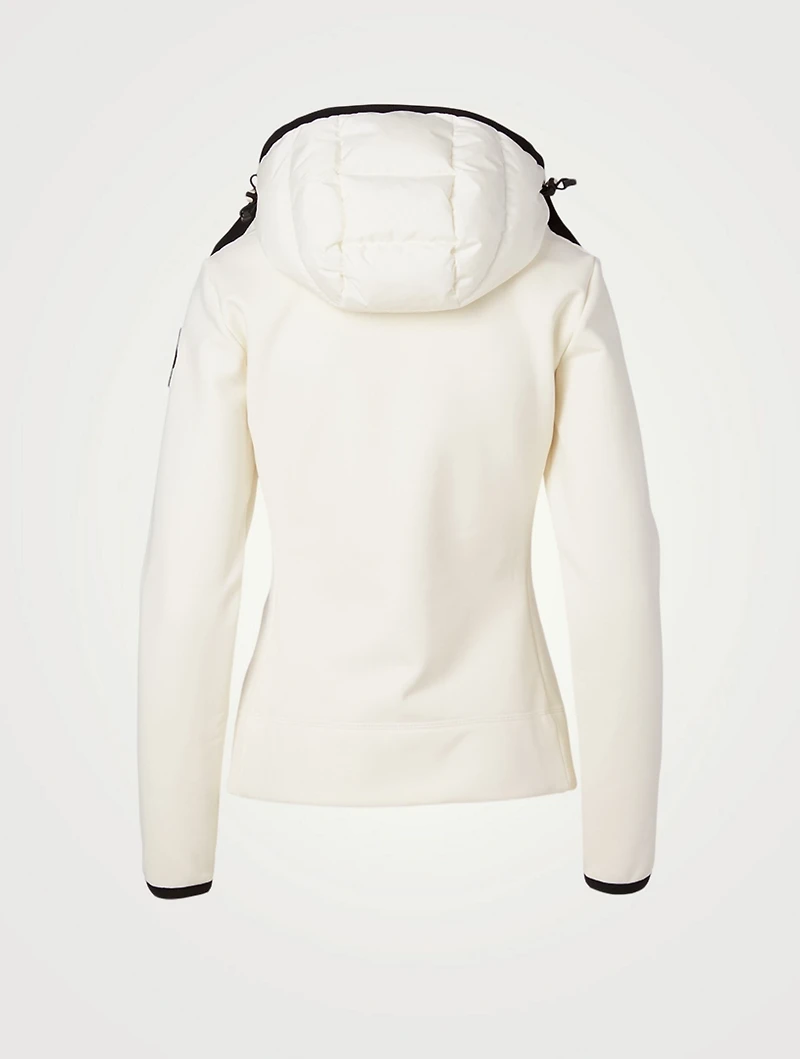 Down Zip Jacket With Hood
