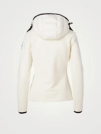 Down Zip Jacket With Hood