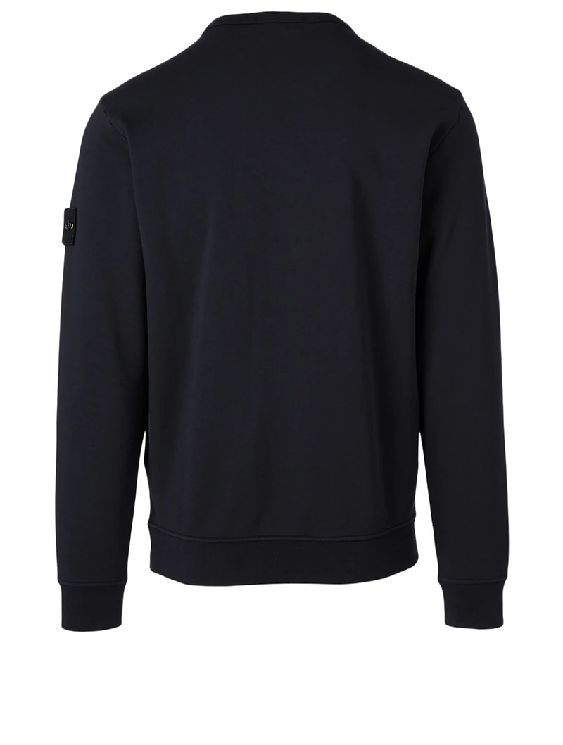 Cotton Roundneck Sweatshirt With Pocket