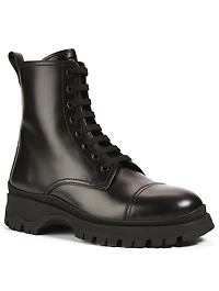 Leather Combat Boots