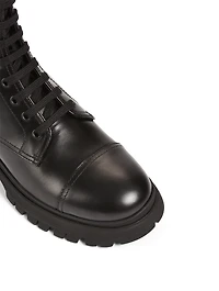Leather Combat Boots