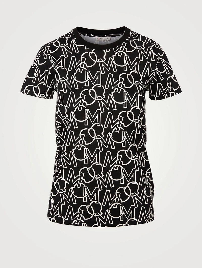 Cotton T-Shirt Logo Print