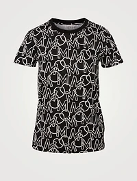 Cotton T-Shirt Logo Print
