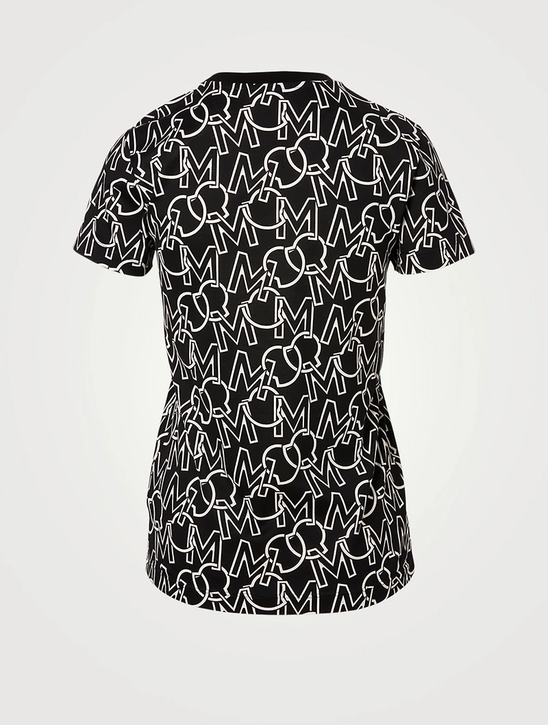 Cotton T-Shirt Logo Print