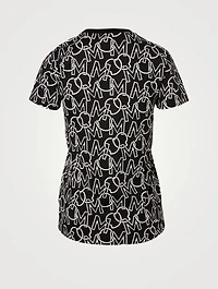Cotton T-Shirt Logo Print