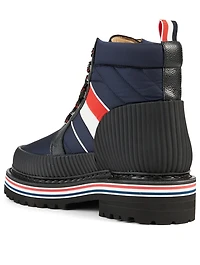 All Terrain Tricolour Nylon Lace-Up Ankle Boots
