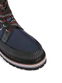 All Terrain Tricolour Nylon Lace-Up Ankle Boots