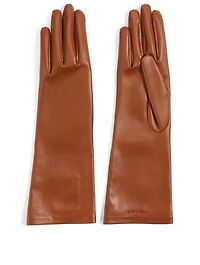 Long Leather Gloves