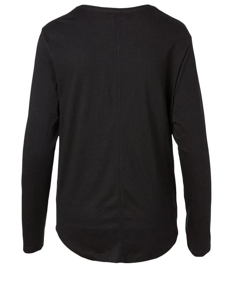 Organic Cotton Jersey Long Sleeve T-Shirt