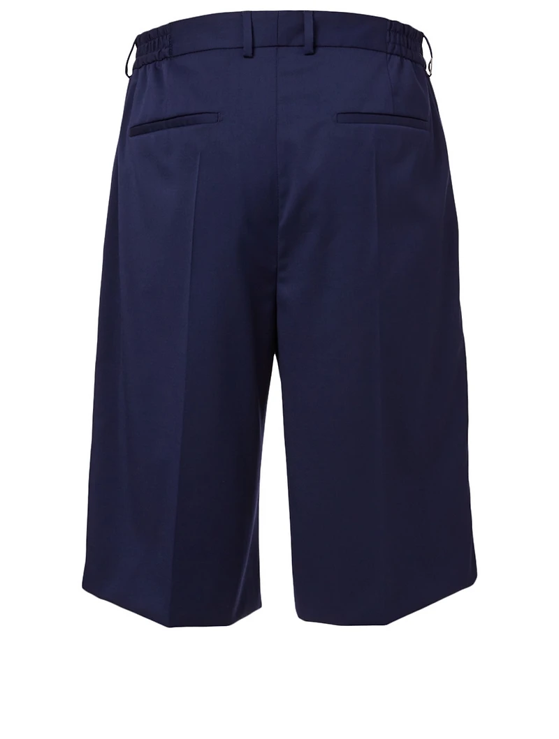 Super 110 Wool Bermuda Shorts