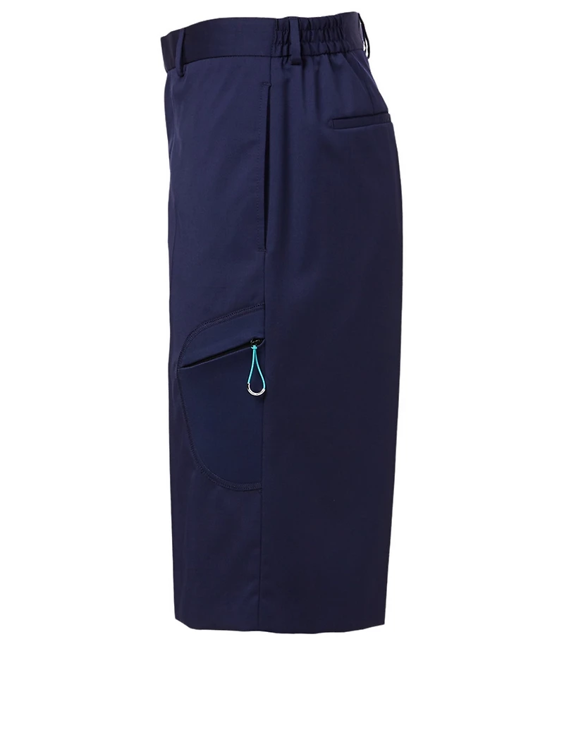 Super 110 Wool Bermuda Shorts