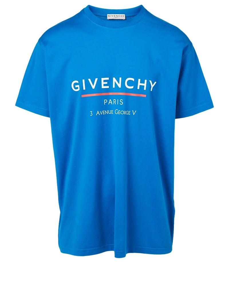 Cotton Oversized T-Shirt With Label Logo