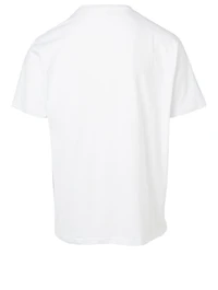 Cotton T-Shirt With Glitch Logo