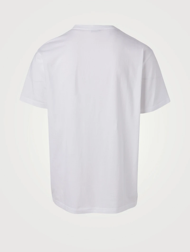 Cotton T-Shirt With 3D Logo