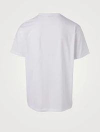 Cotton T-Shirt With 3D Logo