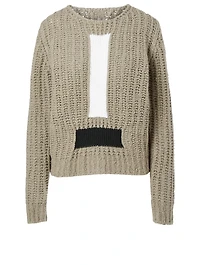 Wool-Blend Crewneck Sweater