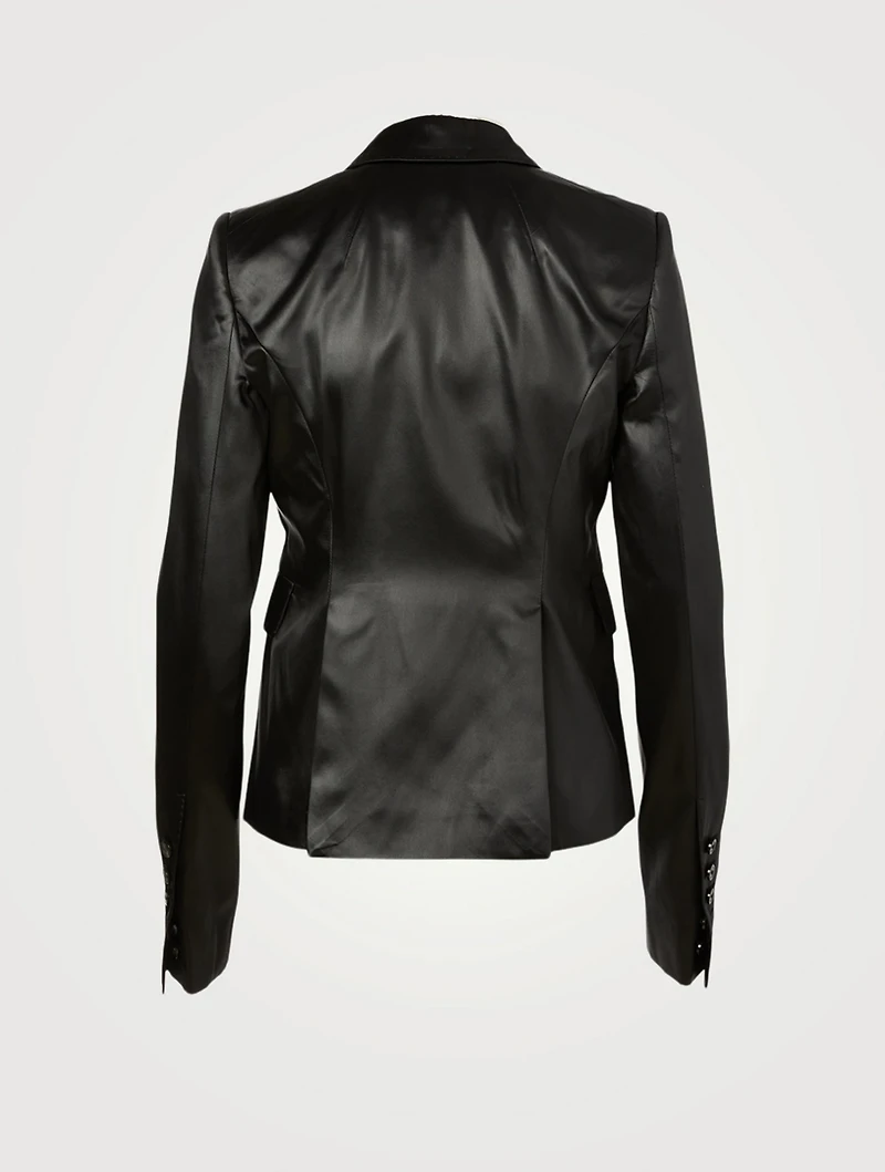 Liquid Latex Satin Blazer