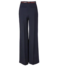 Crêpe Flared Pants