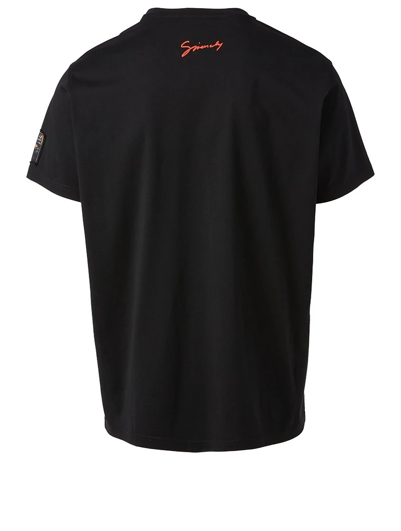 Cotton Logo T-Shirt With Patch