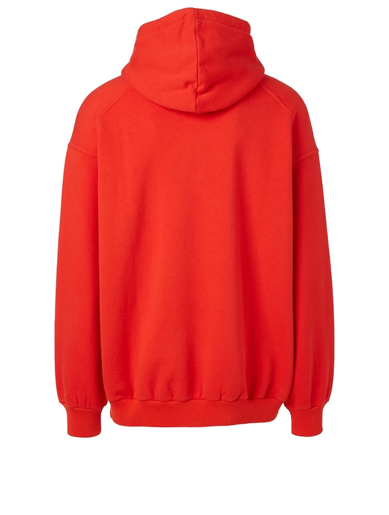 Cotton Hoodies With Logo Calligraphy