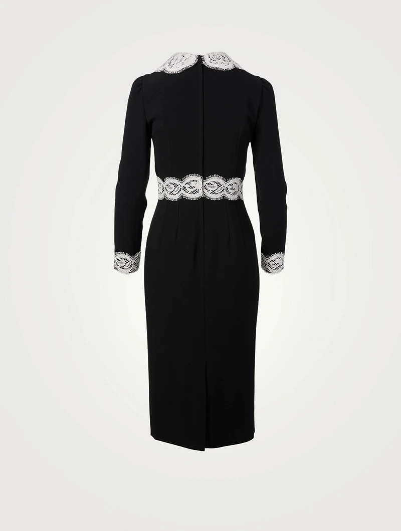 Cady Midi Dress With Lace