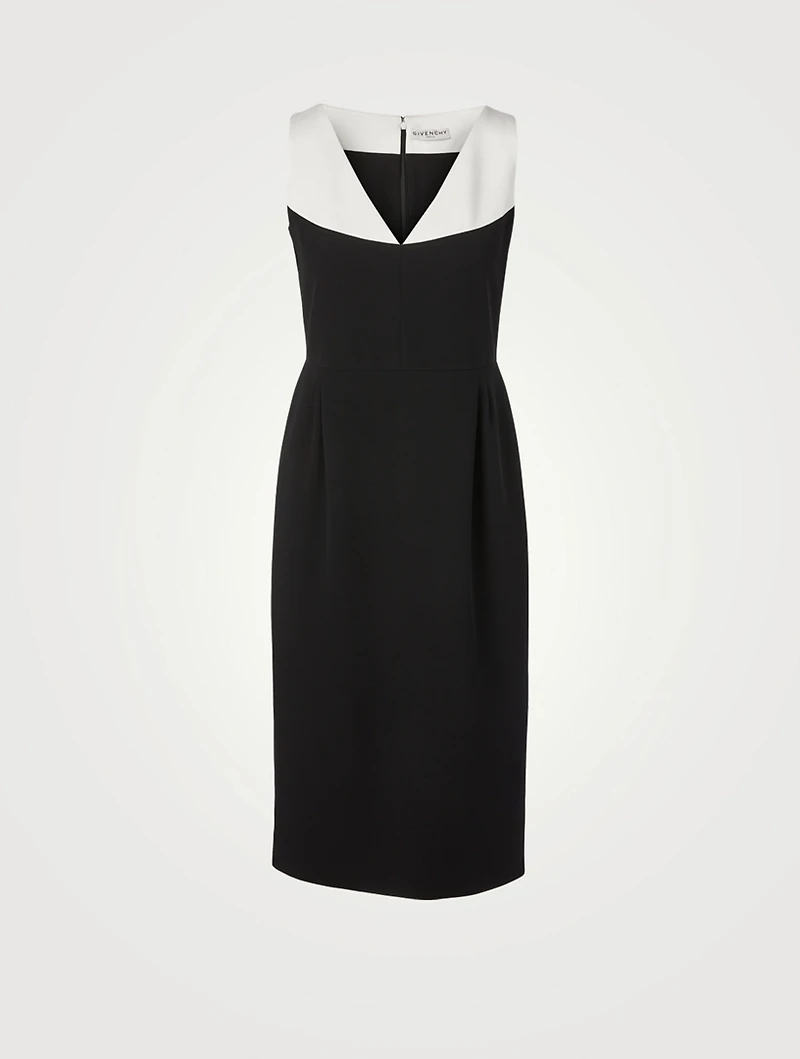 Sleeveless V-Neck Midi Dress