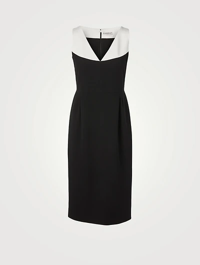Sleeveless V-Neck Midi Dress