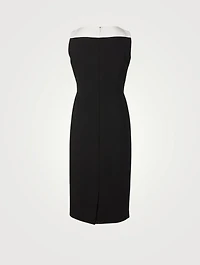 Sleeveless V-Neck Midi Dress