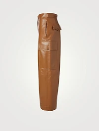 Leather Cargo Pants