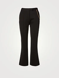 Flared Pants With Chain