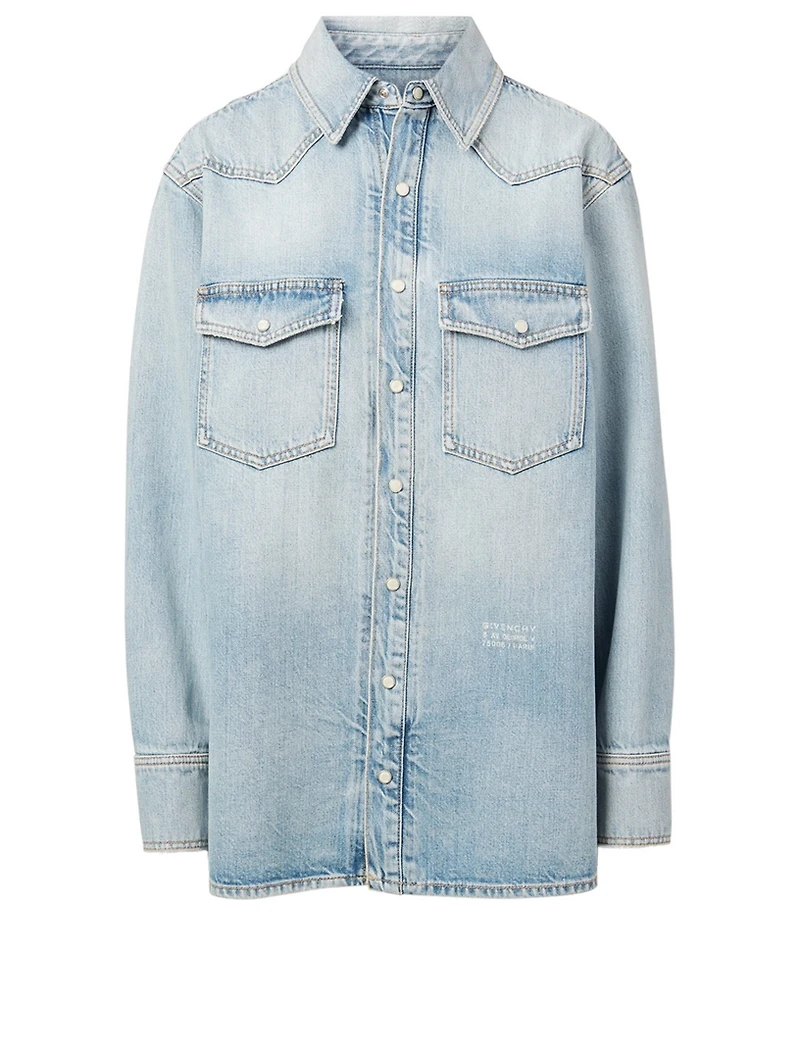 Cotton Denim Shirt