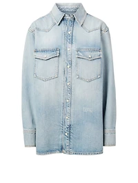 Cotton Denim Shirt