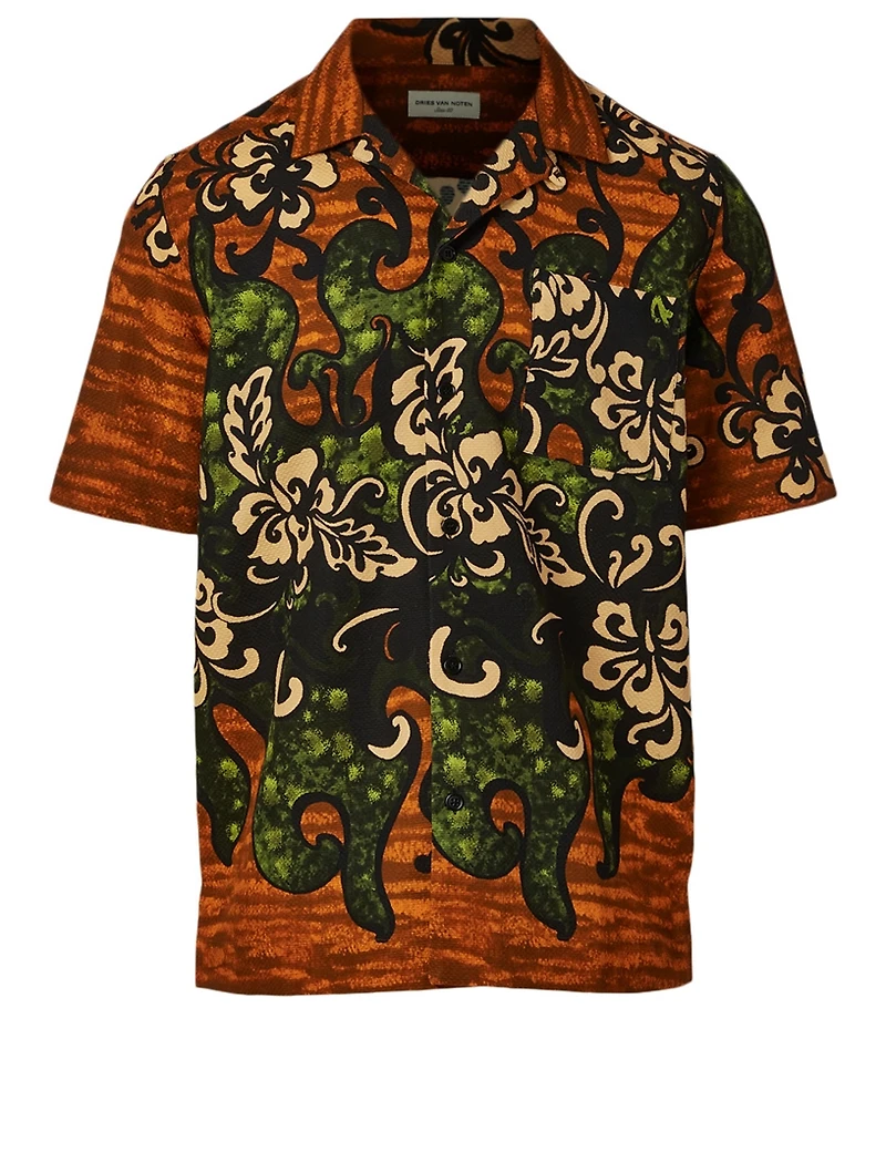 Carlton Cotton Short-Sleeve Shirt